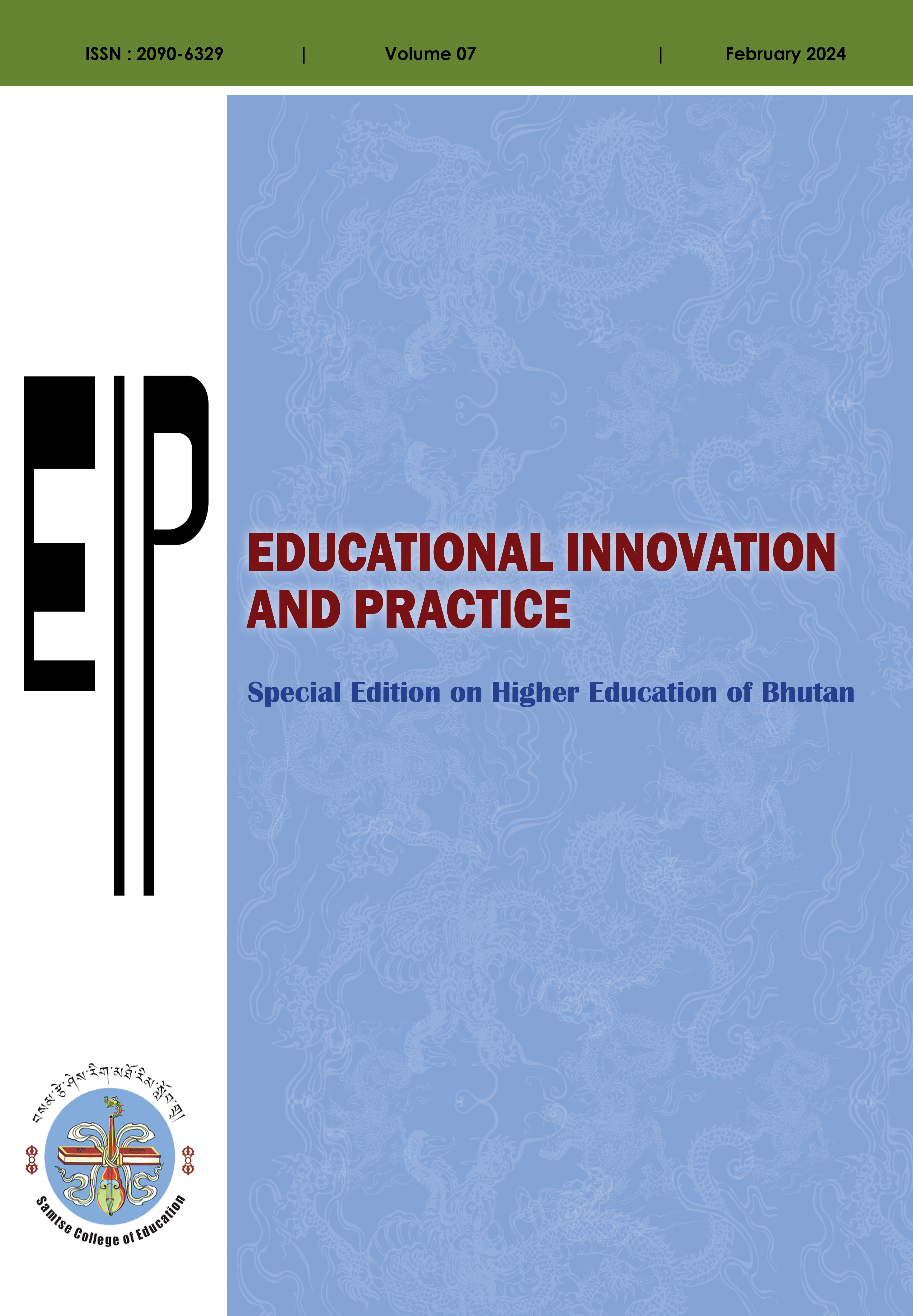 					View Vol. 7 No. 1 (2024): Educational Innovation and Practice
				